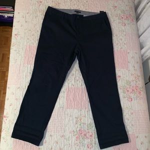 Navy Straight leg pants
